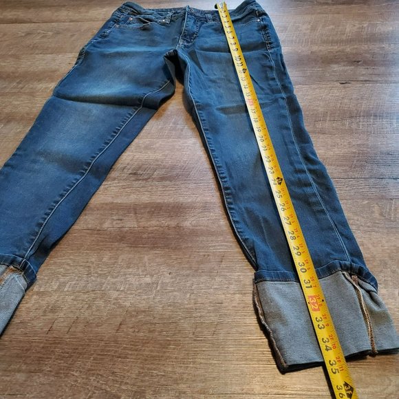 Jag Jeans Mid Rise Slim Ankle Dark Size 6 - Picture 2 of 6